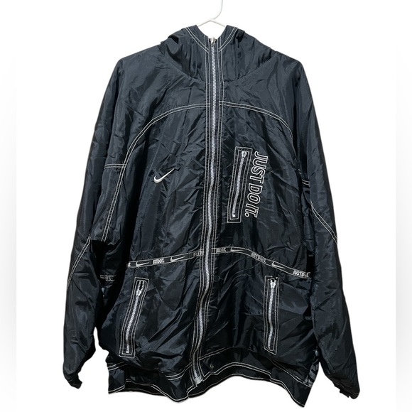 Nike x ACG Streetwear Reversible double sided Light Parka Jacket swoosh 4XL - Picture 2 of 4